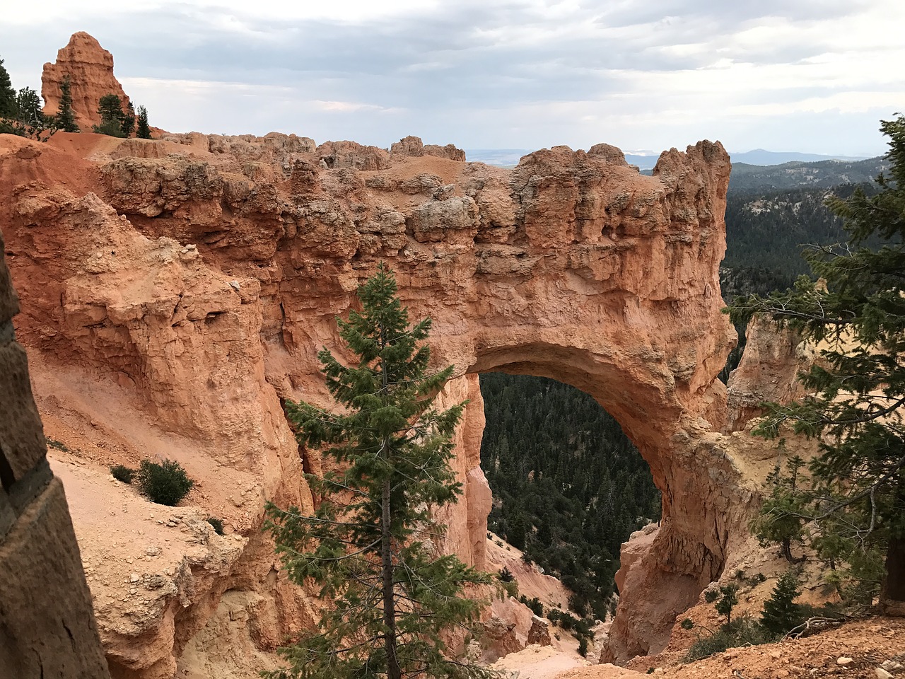 rock formation arch free photo