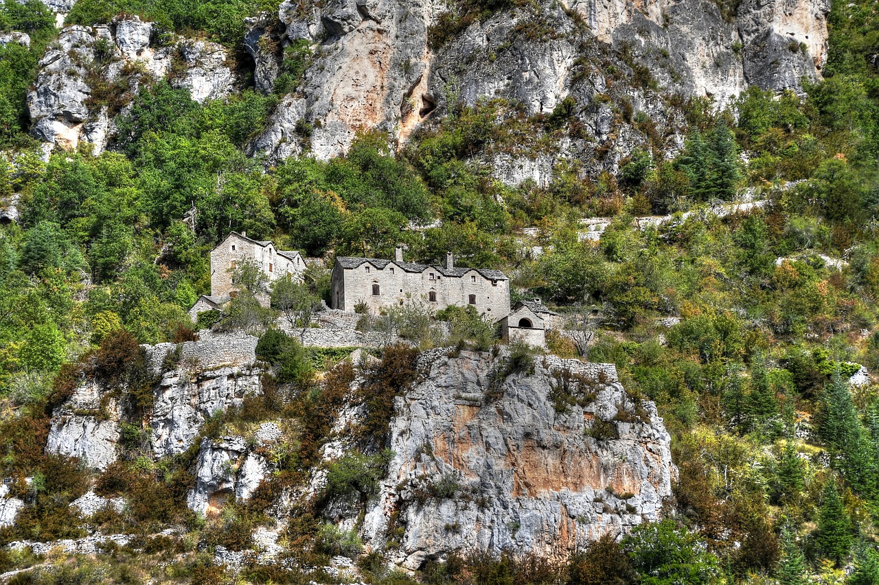 rock house gorges du tarn free photo