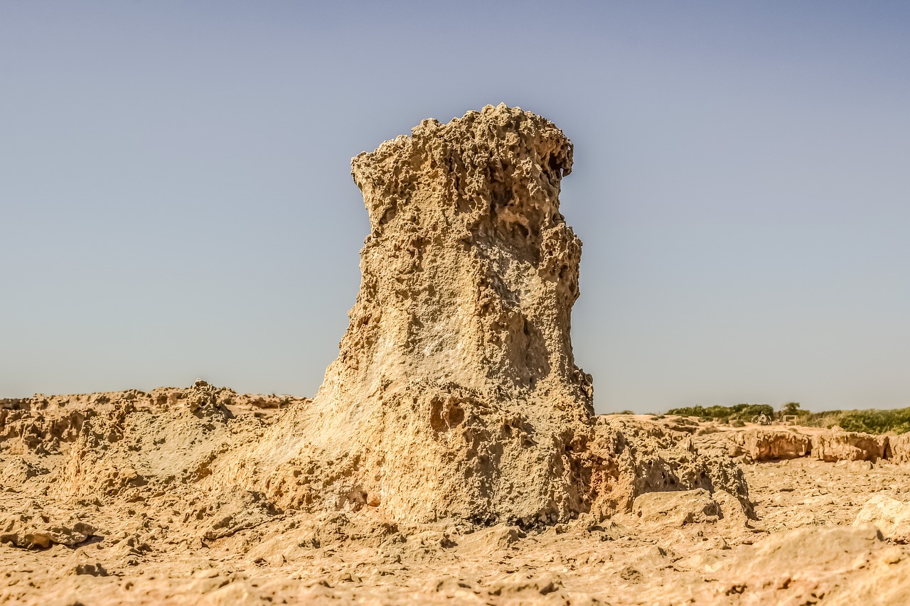 rock wilderness rough terrain free photo