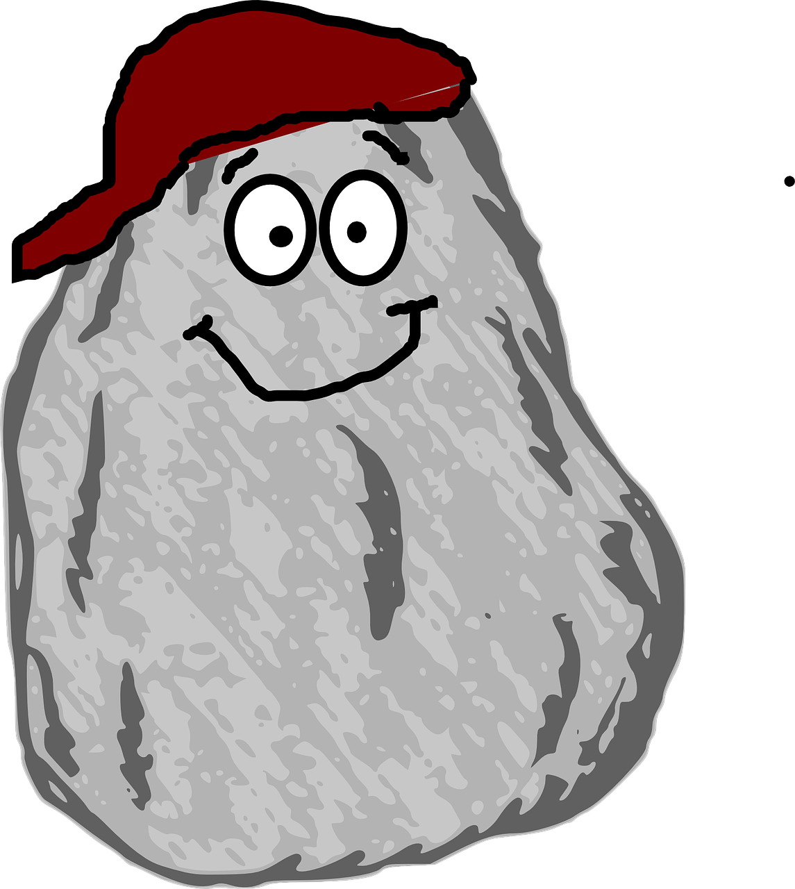 rock cap cartoon free photo