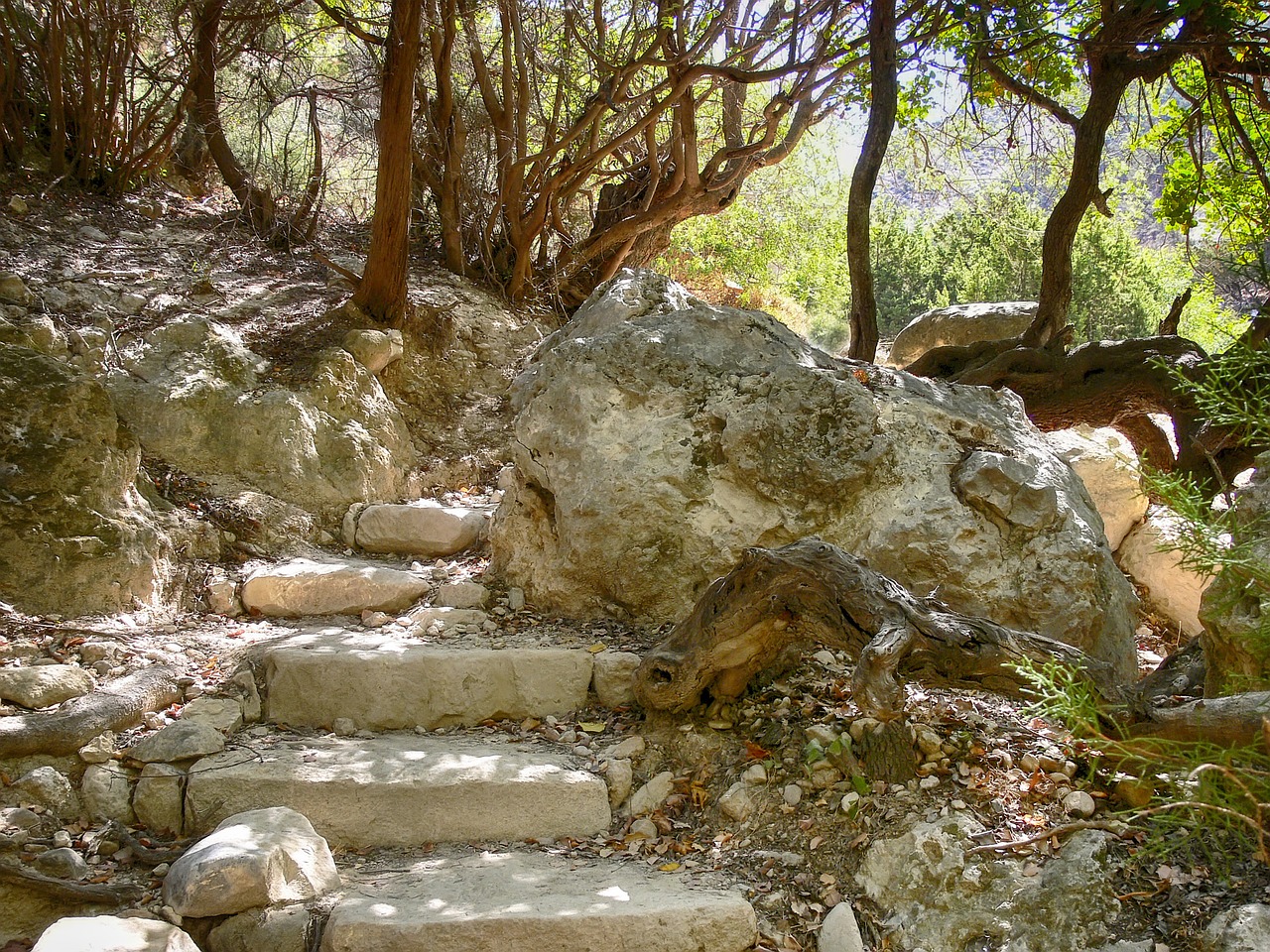 rock stairs rise free photo