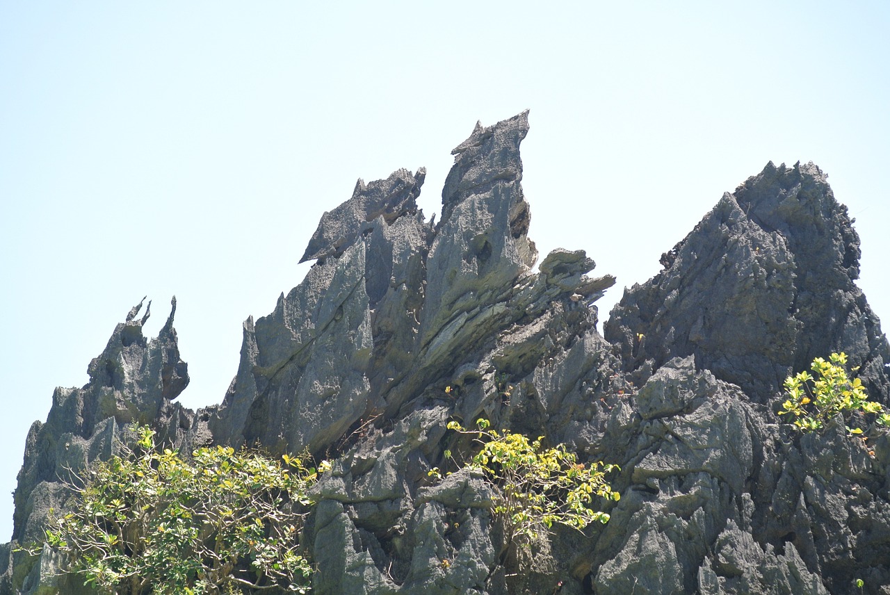 rock mountains rock formations free photo