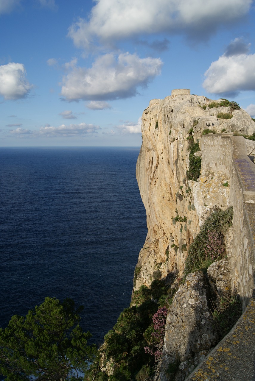 rock cliff mallorca free photo