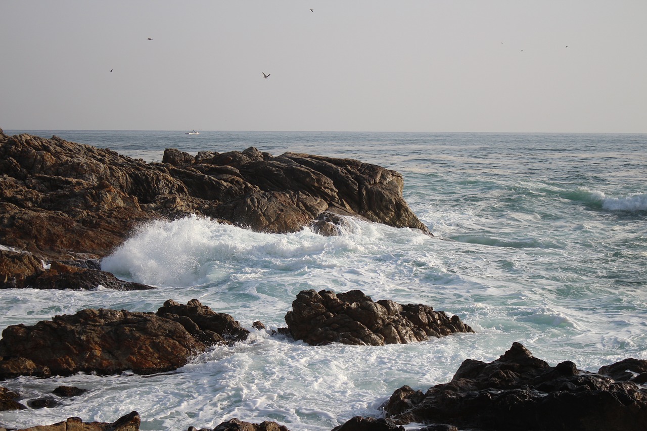 rock waves sea free photo