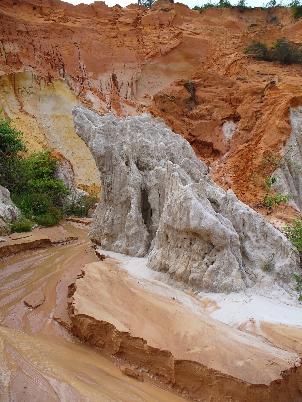 rock ocher nature free photo