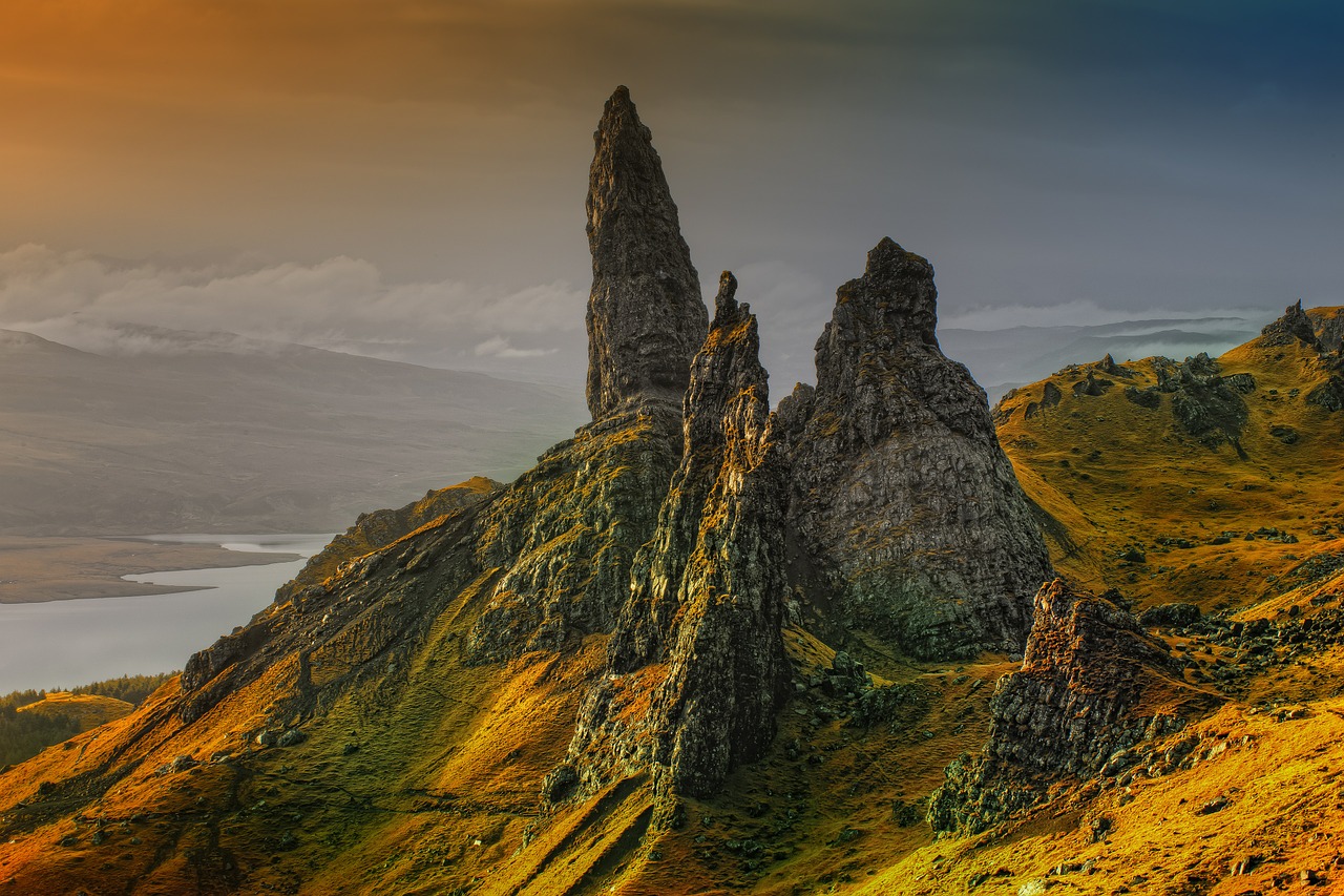 rock scotland isle of skye free photo
