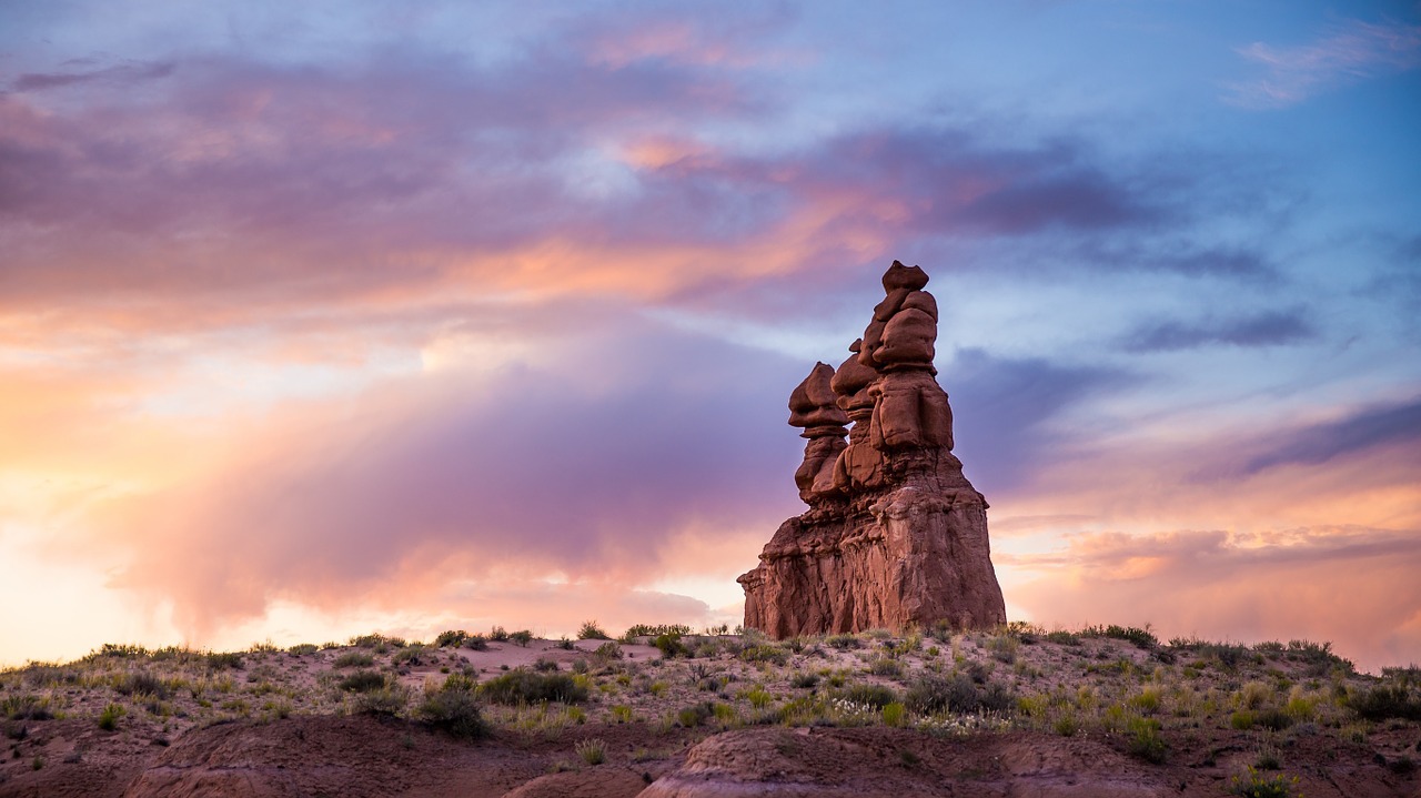 rock scluptural landmark free photo