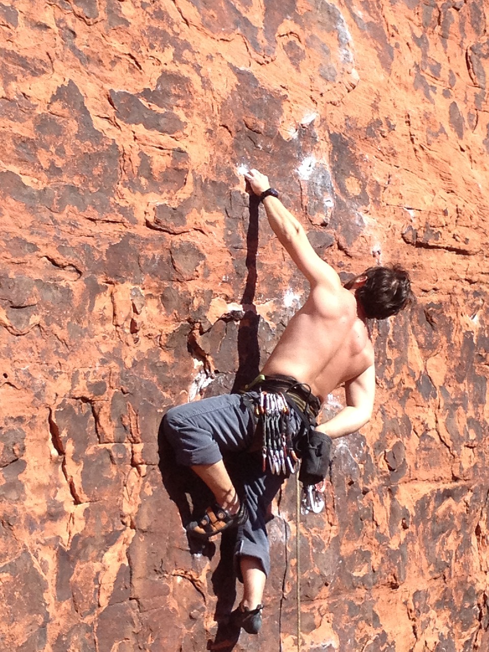 rock climb man free photo