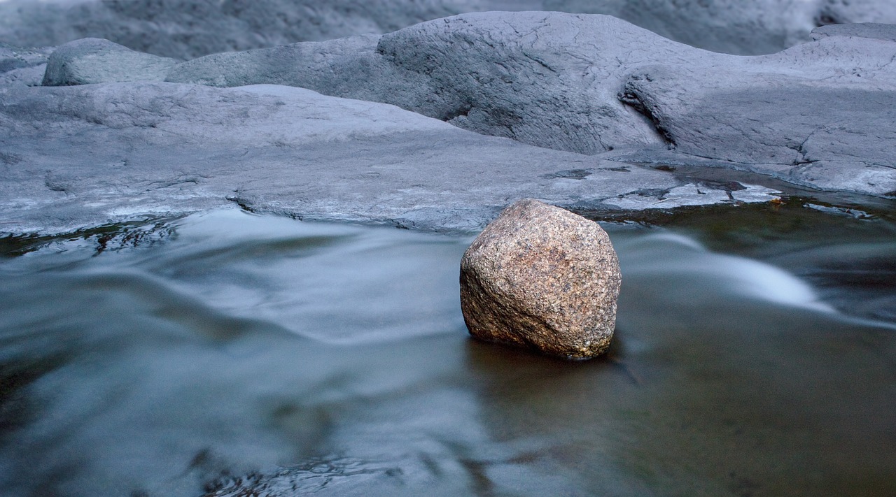 rock water stream free photo