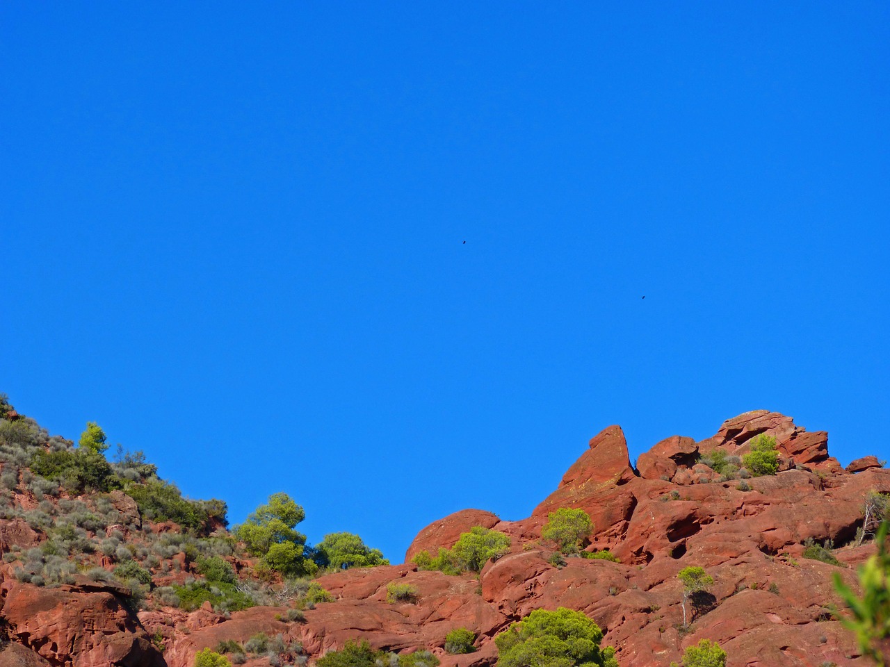 rock red sandstone mountain free photo