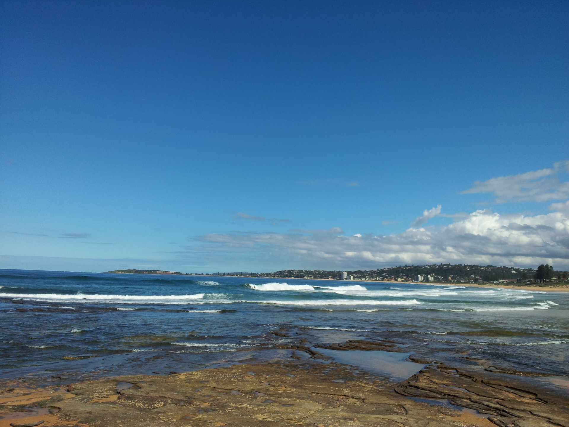 rock sea rock and sea free photo