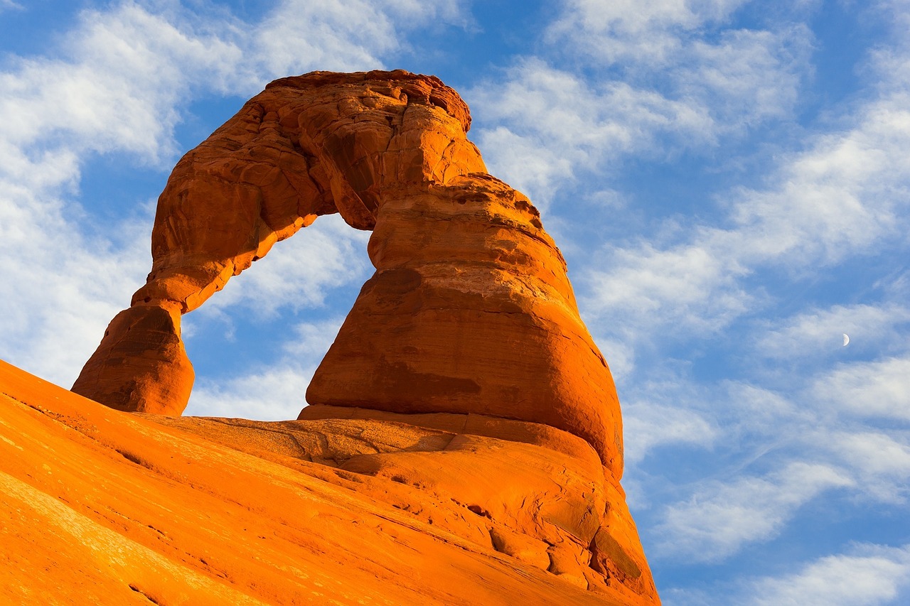 rock arch landscape stone free photo