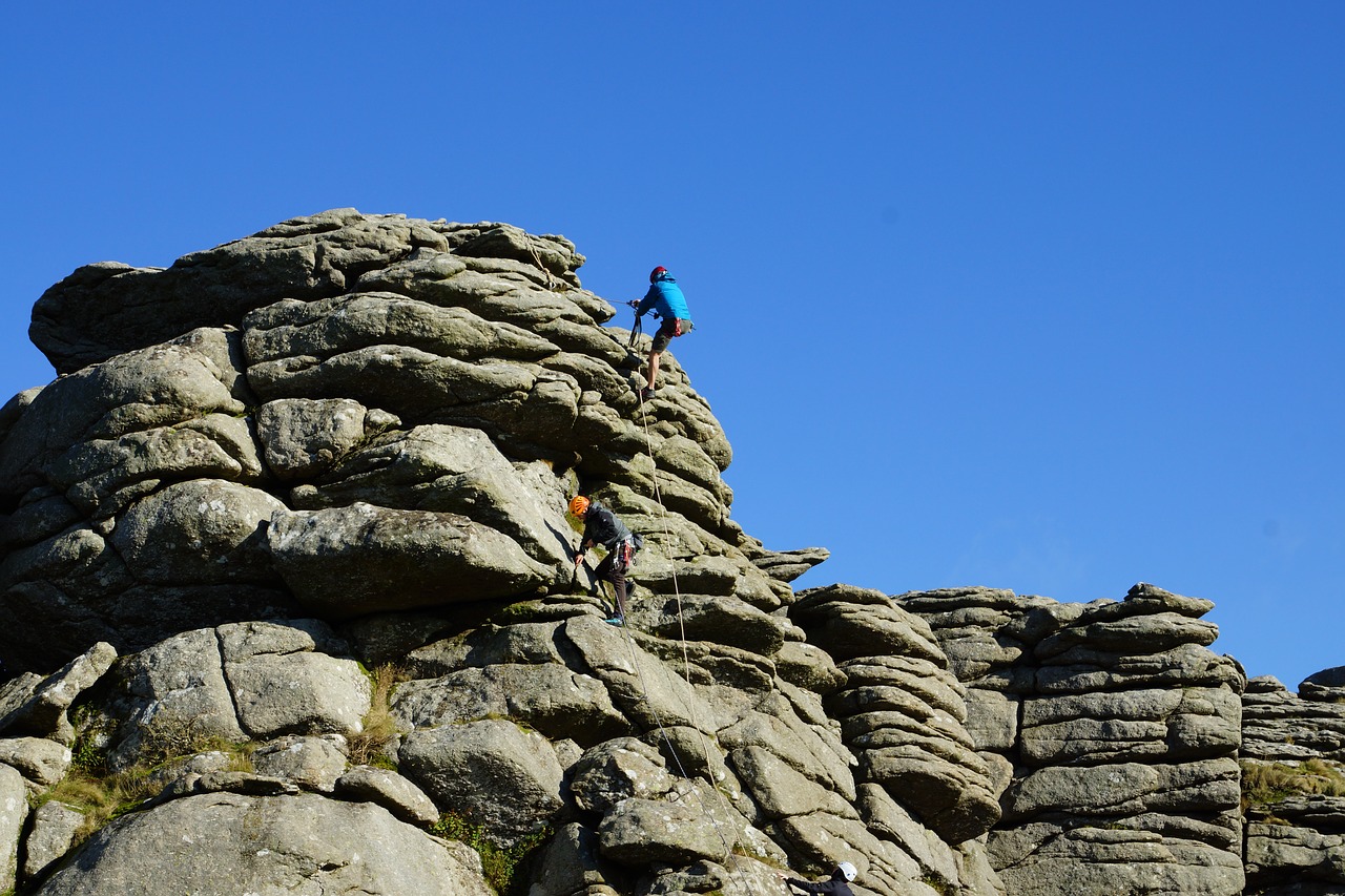 rock climbing dartmoor hound free photo