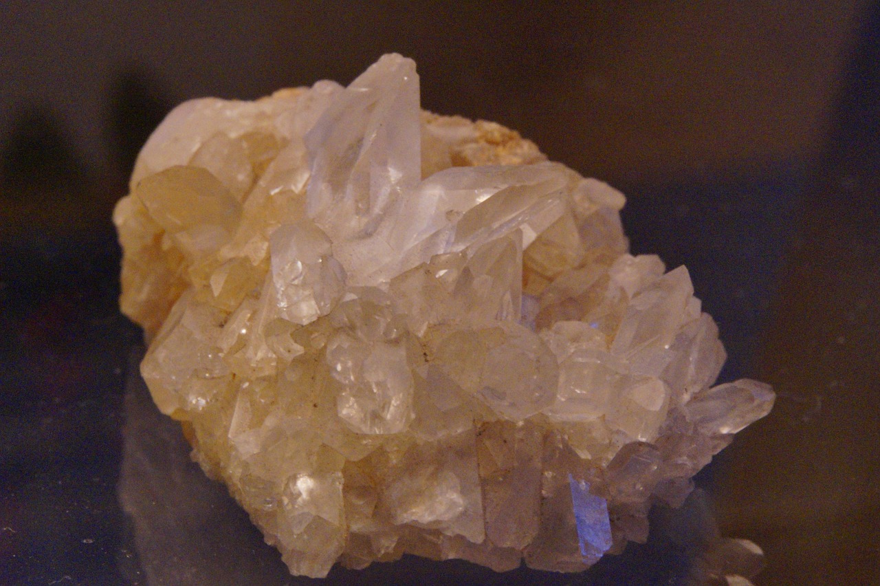 rock crystal gem stone free photo