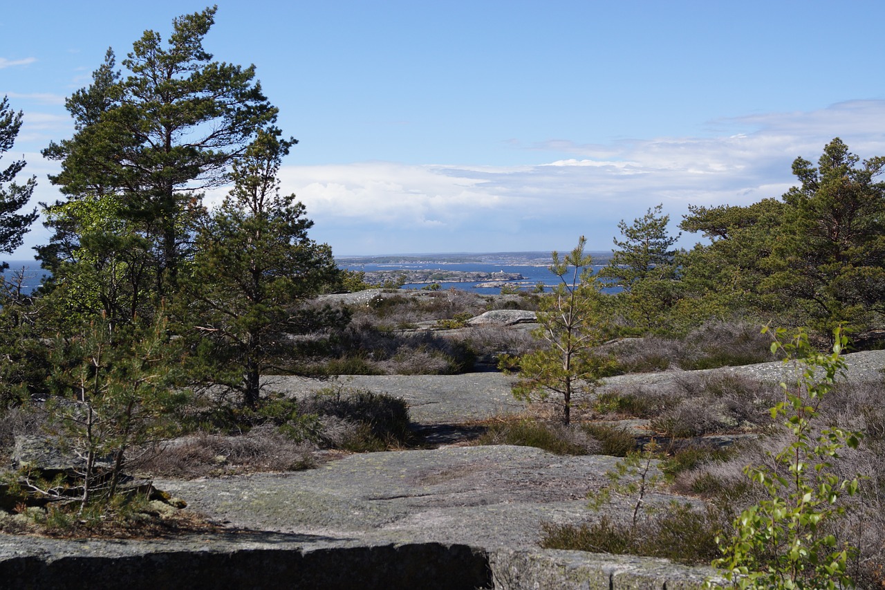 rock faces sweden stromstad free photo