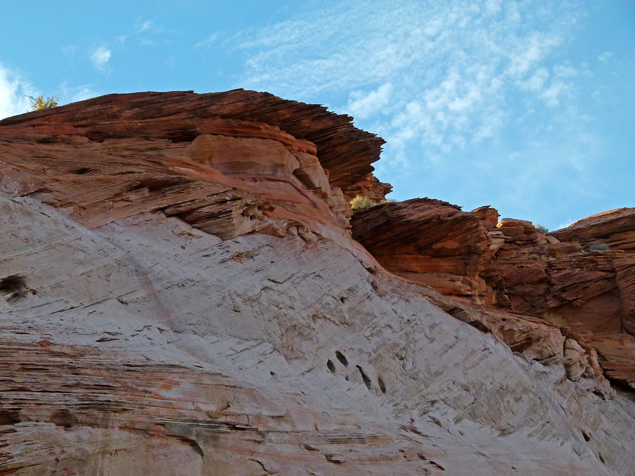 rock formation red sandstone free photo