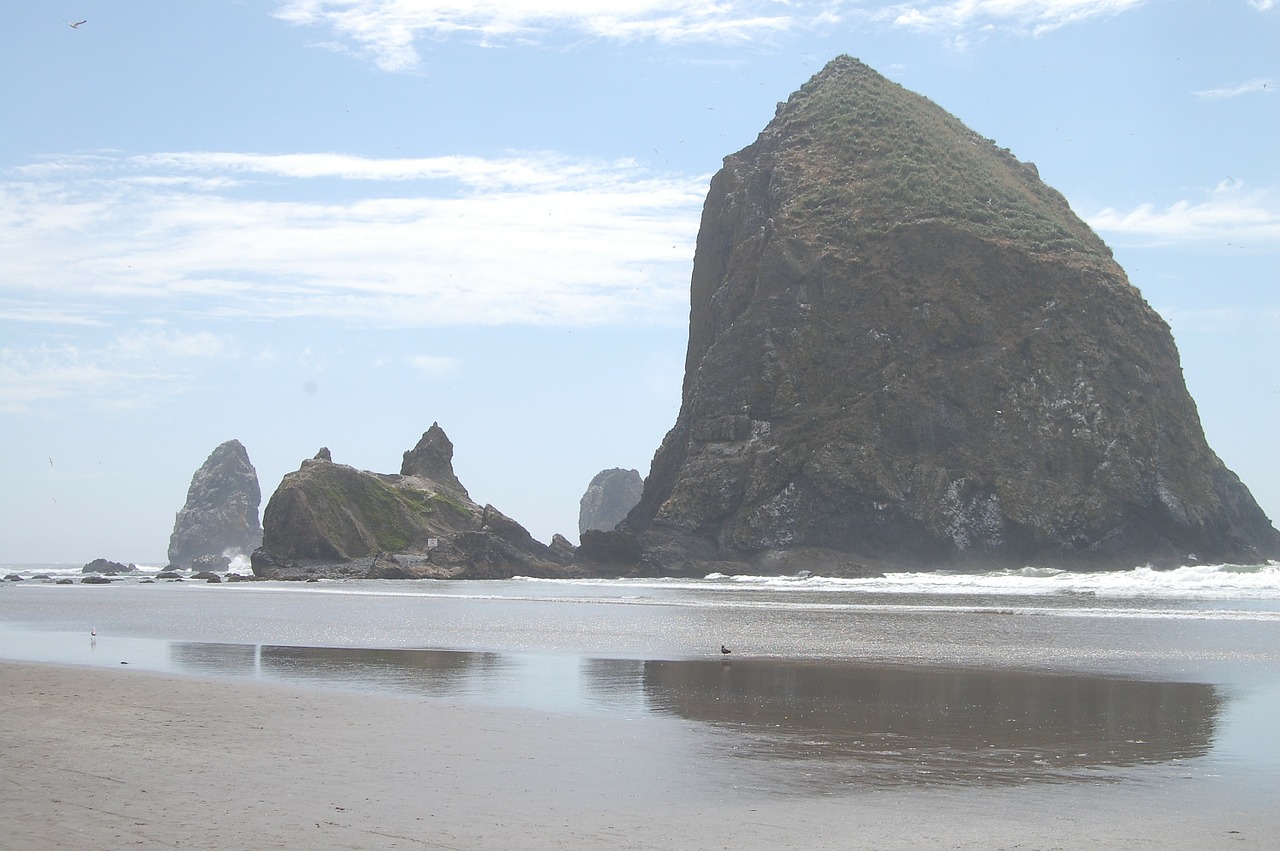 rock formations coast ocean free photo