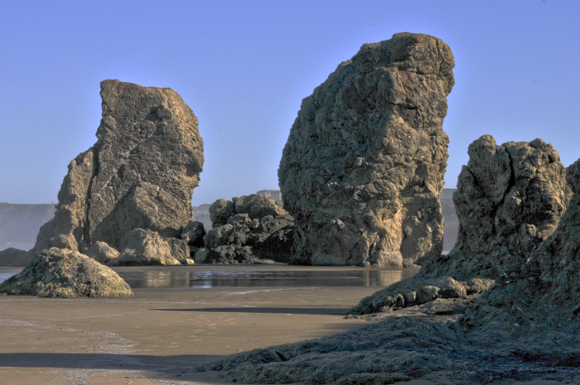 bandon oregon rocks free photo