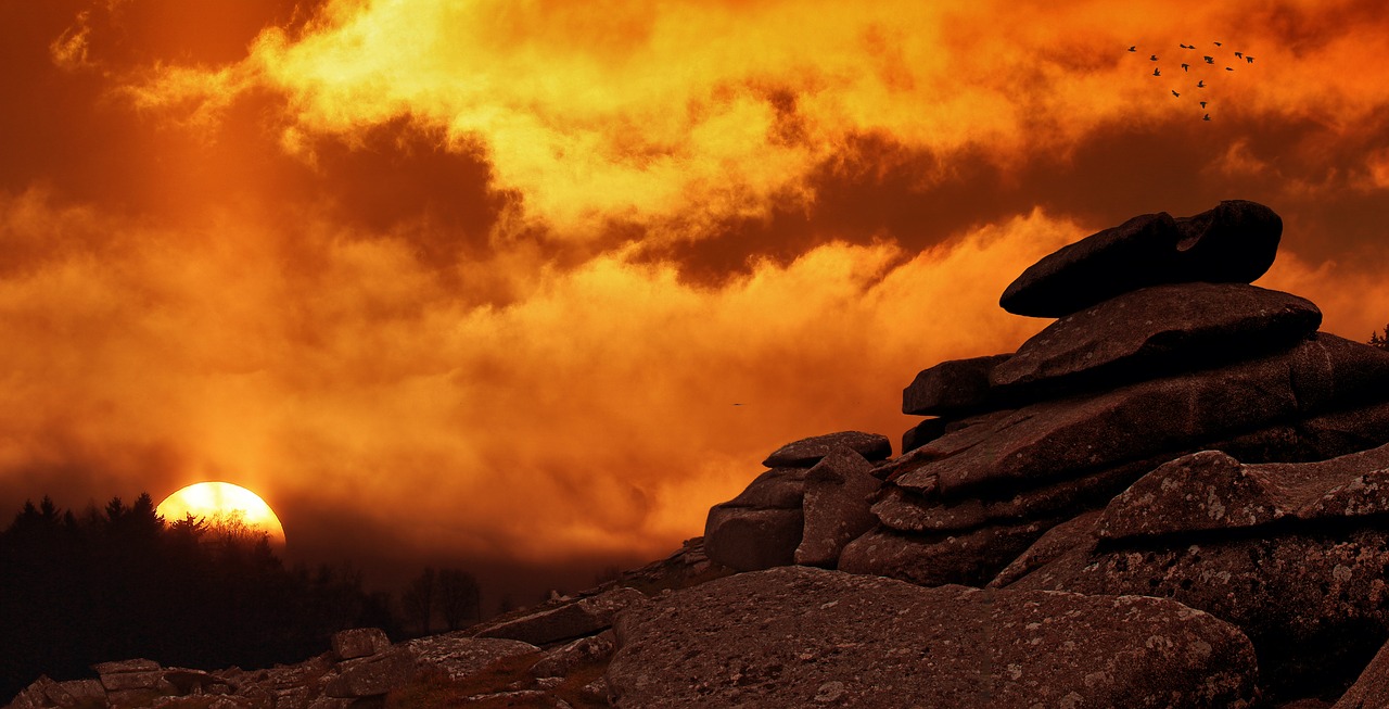 rock outcrop rocks rocky free photo