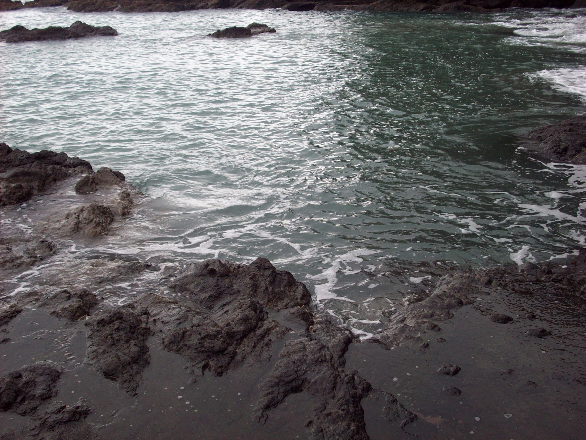 rocks sea rock pool free photo