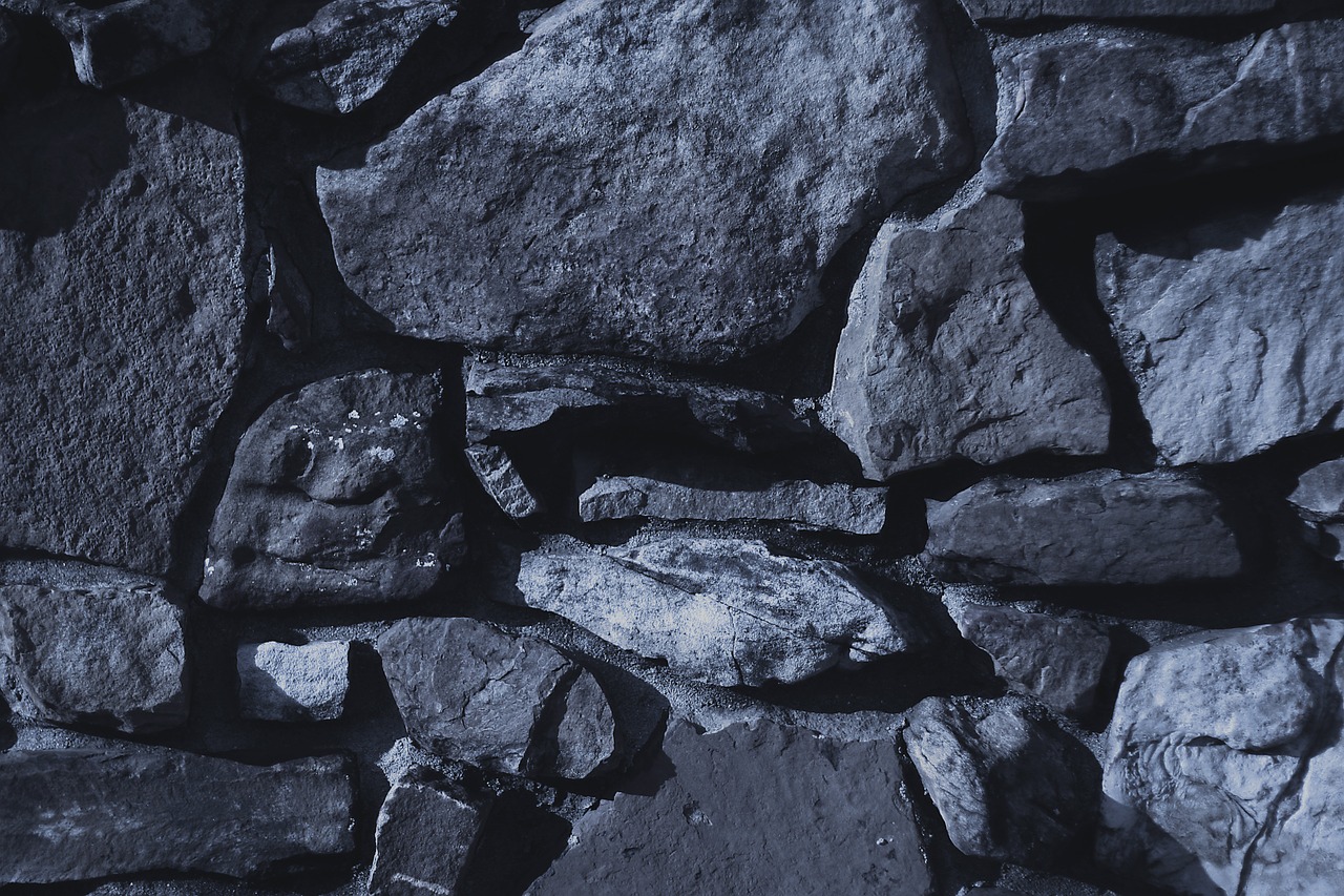 rock wall rocks cement free photo
