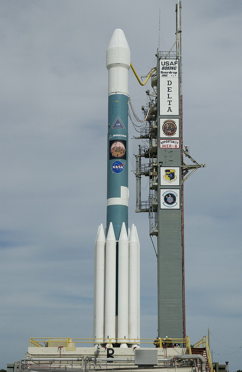 rocket space probe delta 7925h rocket free photo