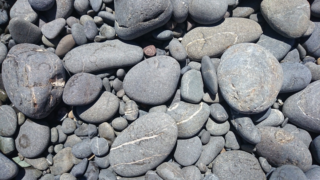 rocks beach stones free photo