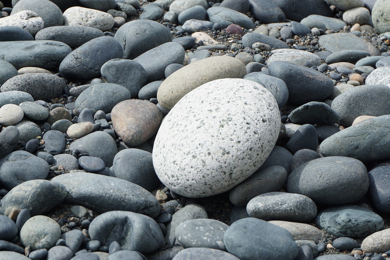 rocks white ocean free photo