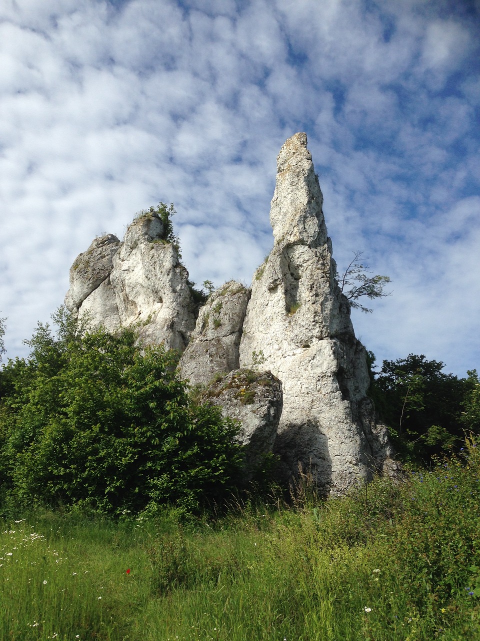 rocks limestones jura krakowsko częstochowa free photo