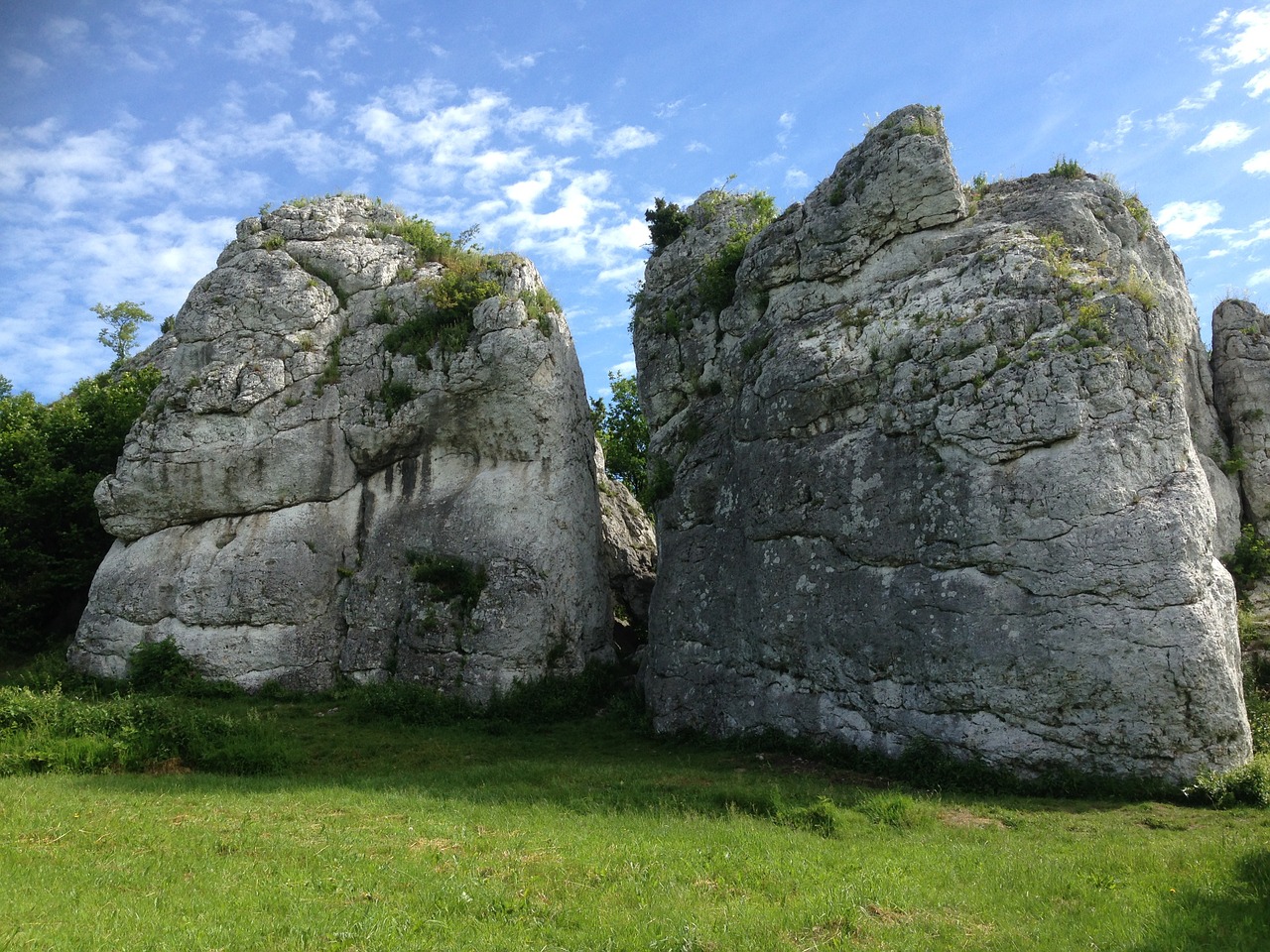 rocks limestones jura krakowsko częstochowa free photo