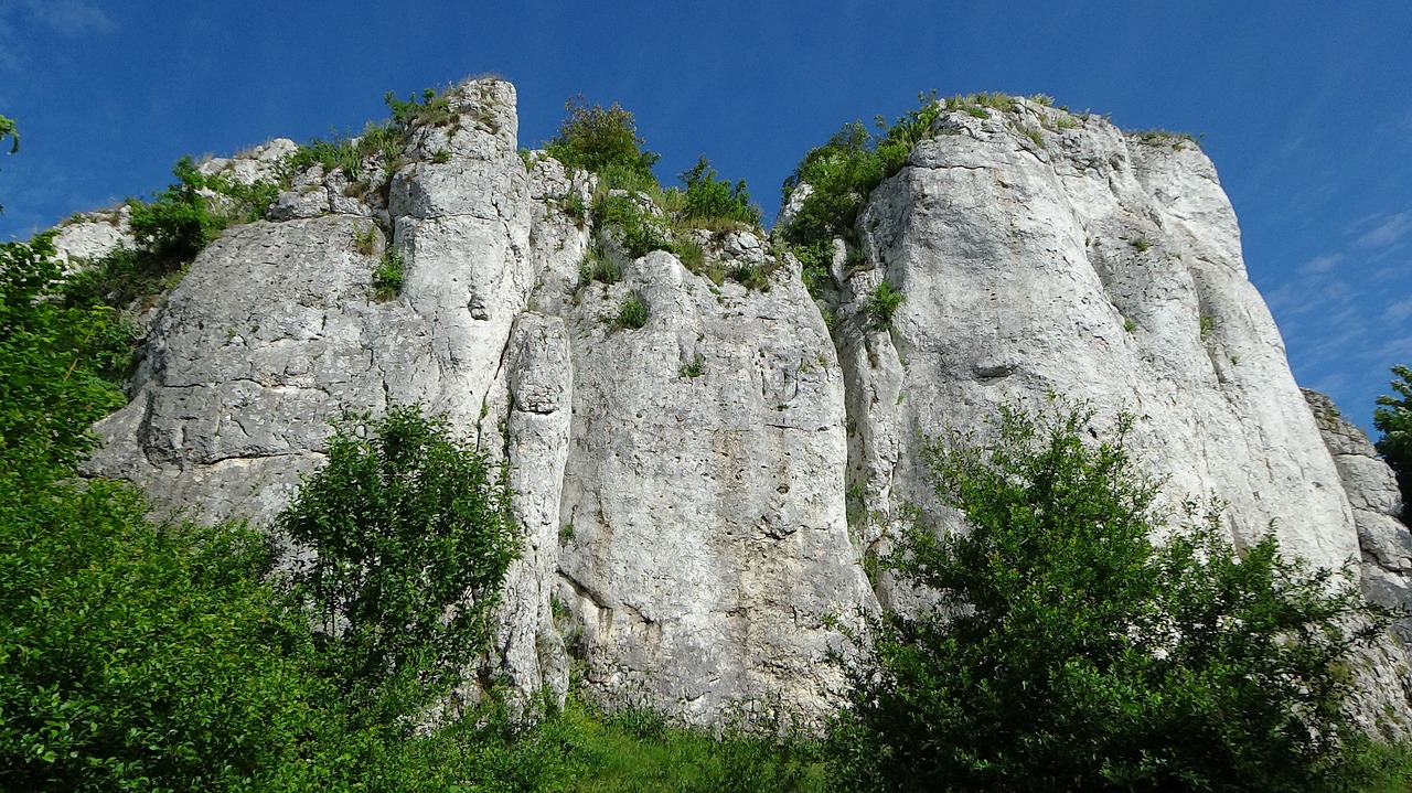 rocks limestones jura krakowsko częstochowa free photo