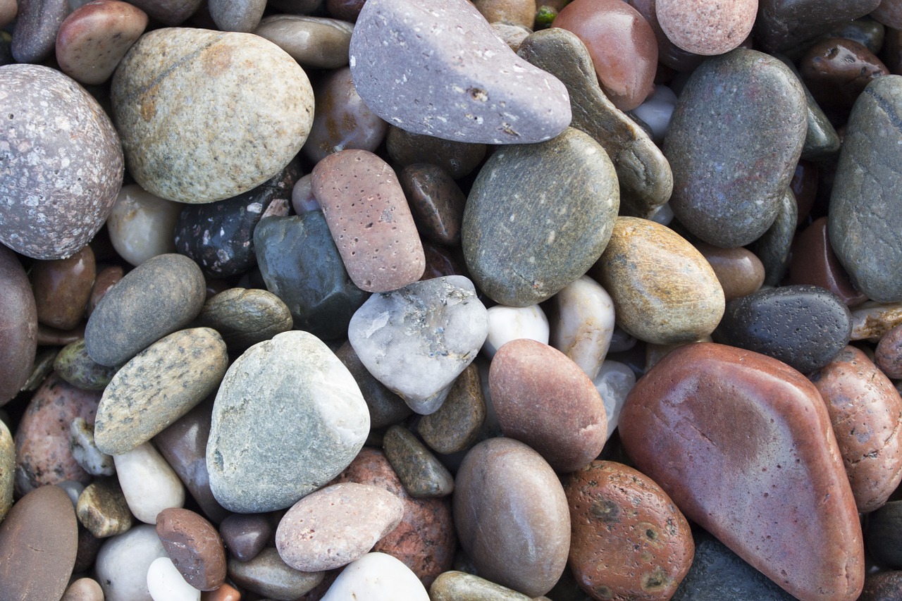 rocks beach ocean free photo