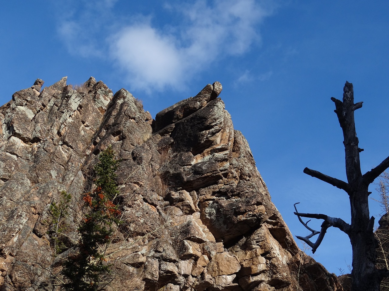 nature mountains chinese rock wall free photo