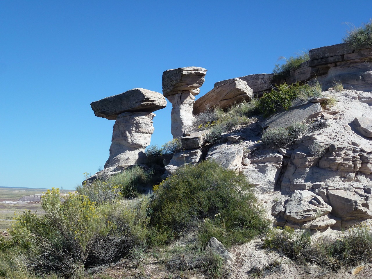 rocks mountains scenery free photo