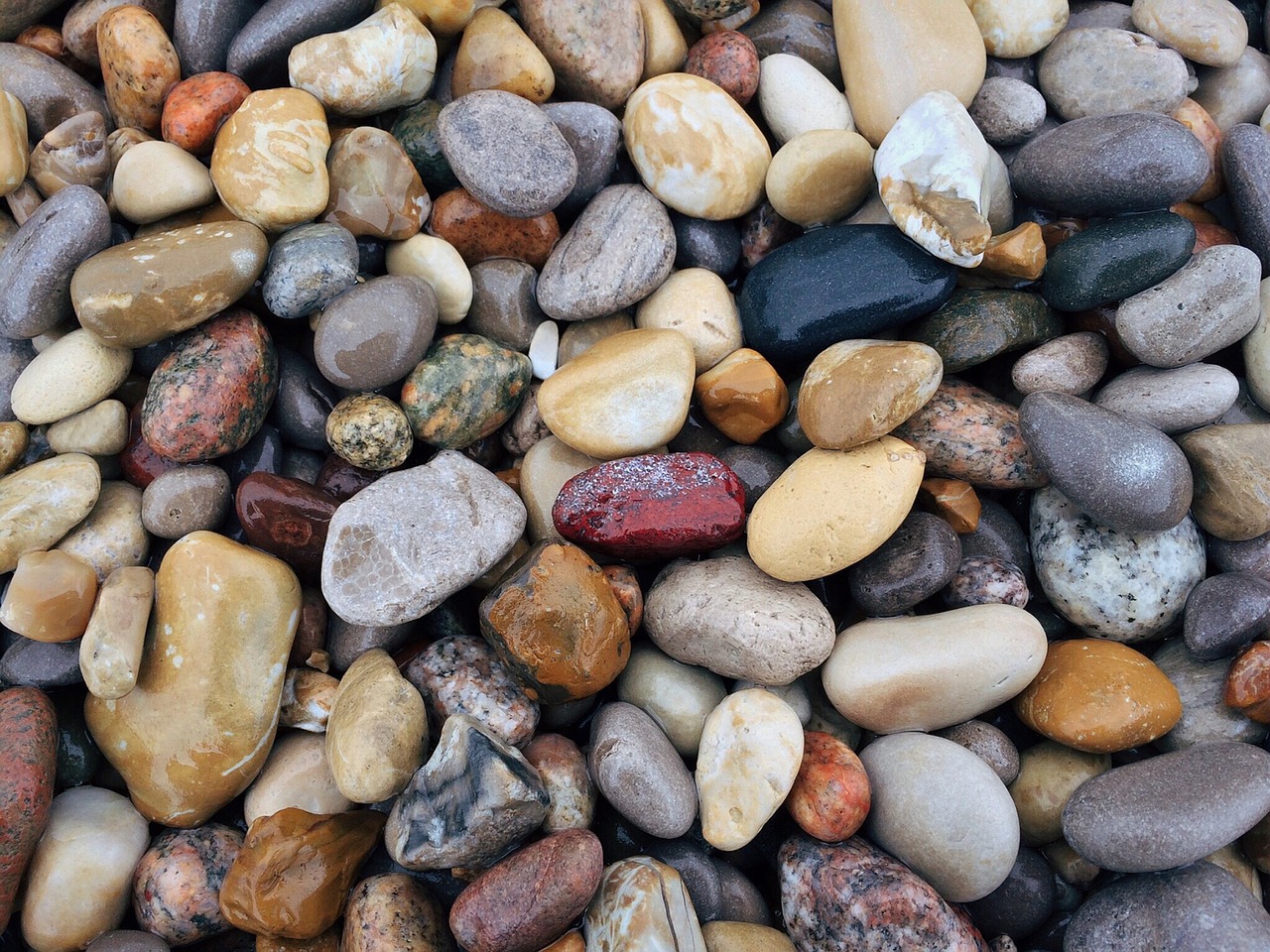 rocks stones beach free photo