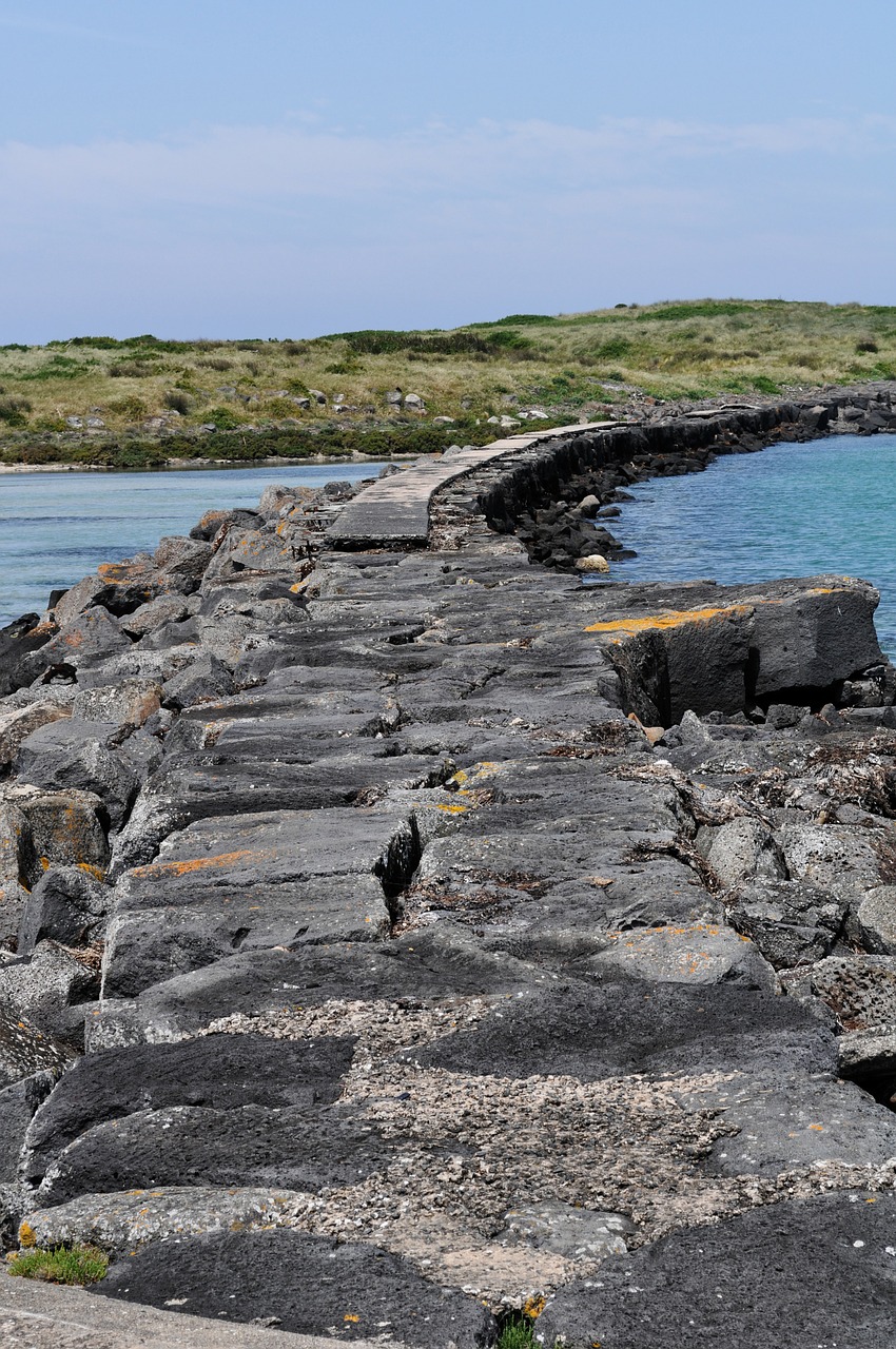 rocks sea seaside free photo