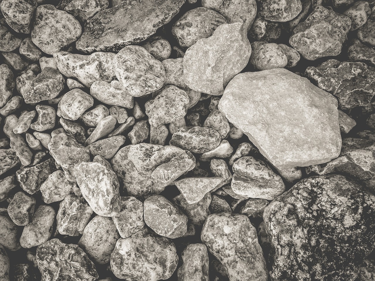 rocks boulders grey free photo