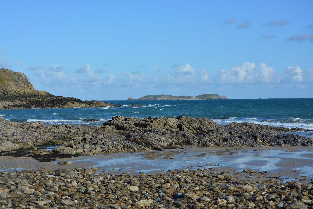 rocks landscape sea nature free photo