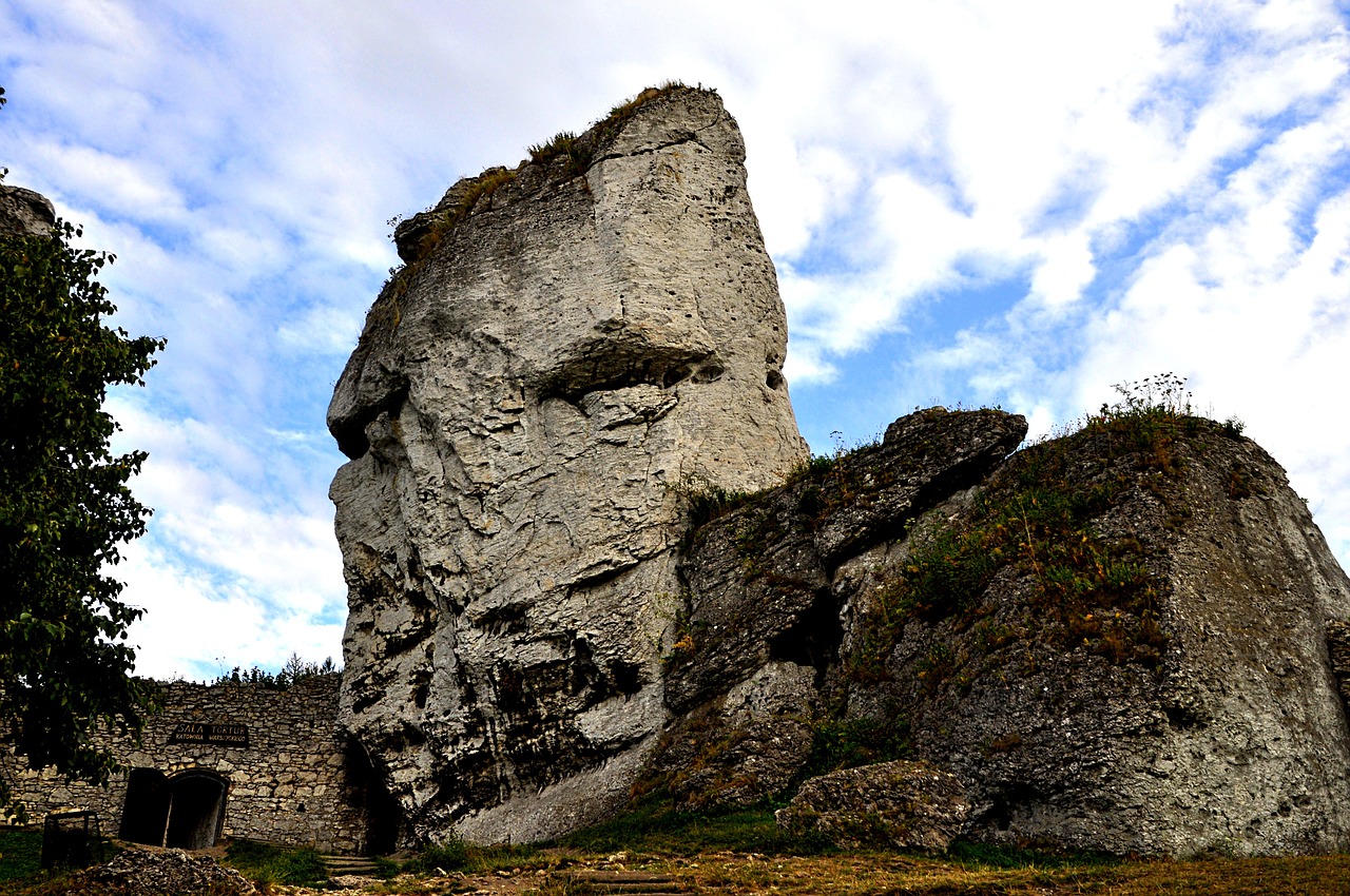 rocks face the erosion of free photo