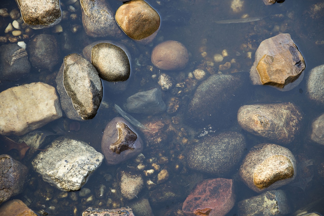 rocks river stones free photo