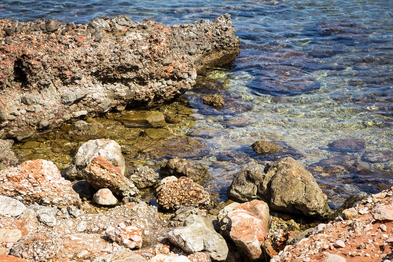 rocks sea coast free photo