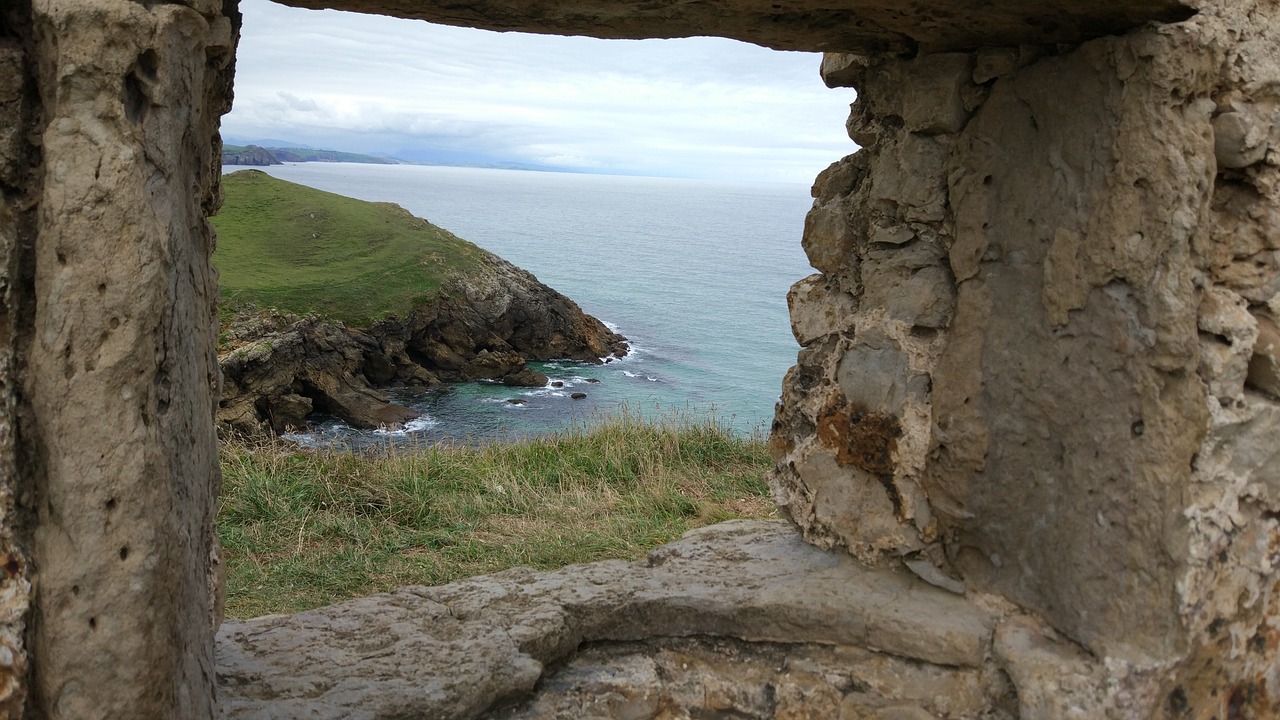 rocks sea landscape free photo