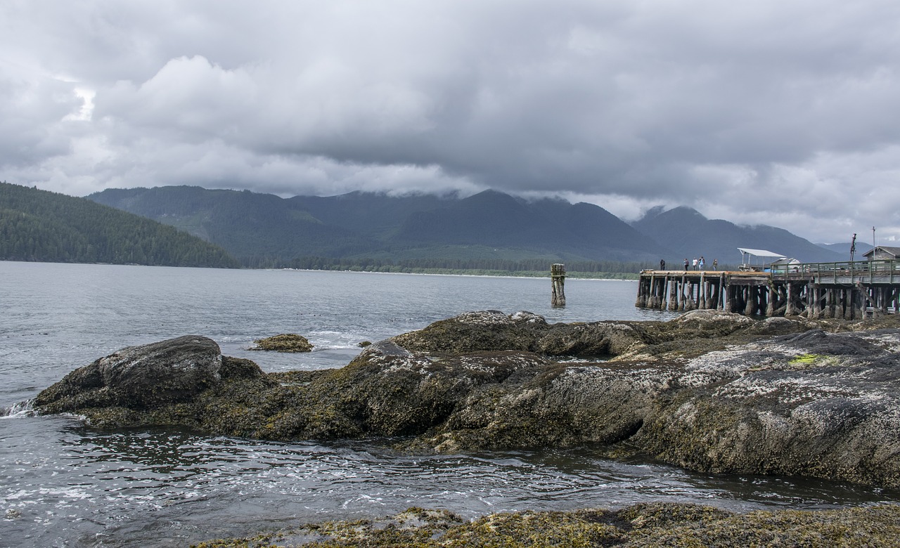 rocks  wind  pier free photo