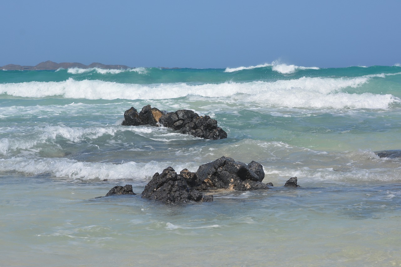 rocks sea coast free photo