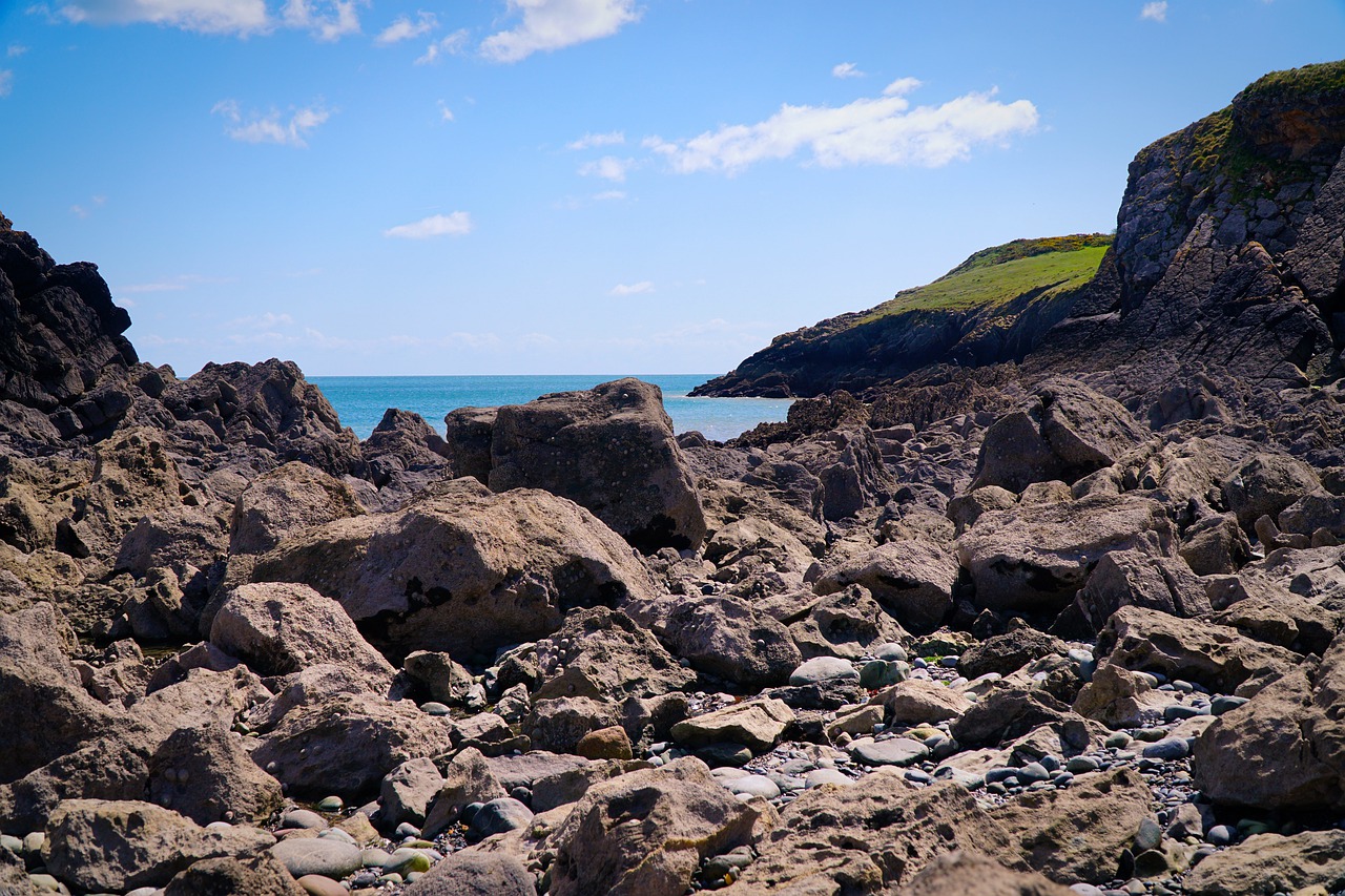 rocks  coast  beach free photo