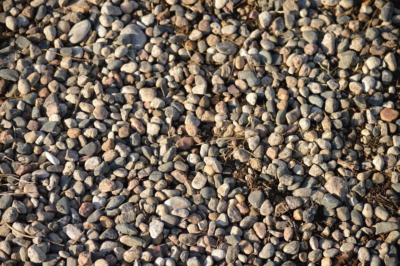 rocks gravel material free photo