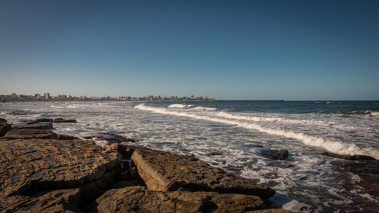 rocks sea landscape free photo