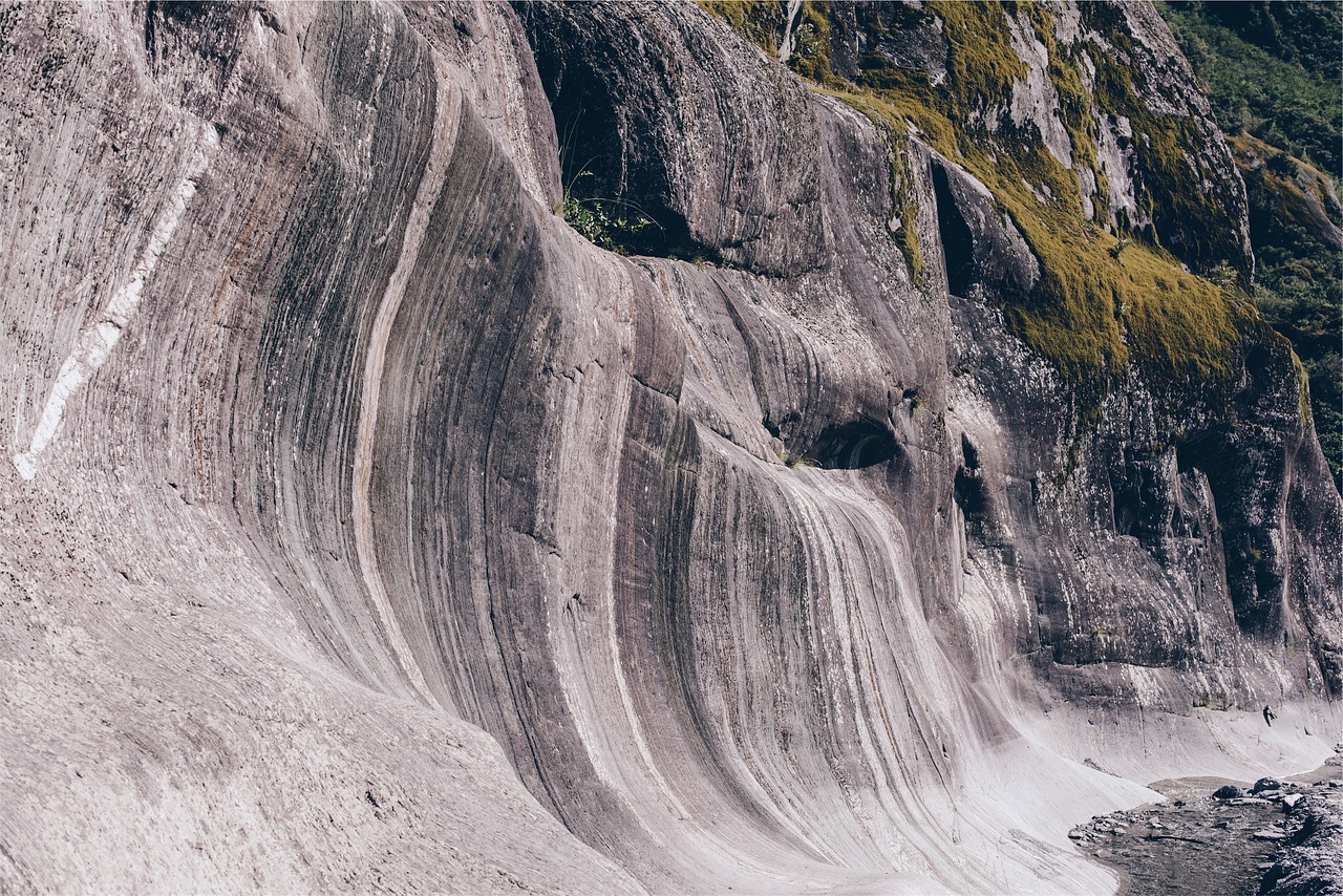 rocks cliffs wave free photo