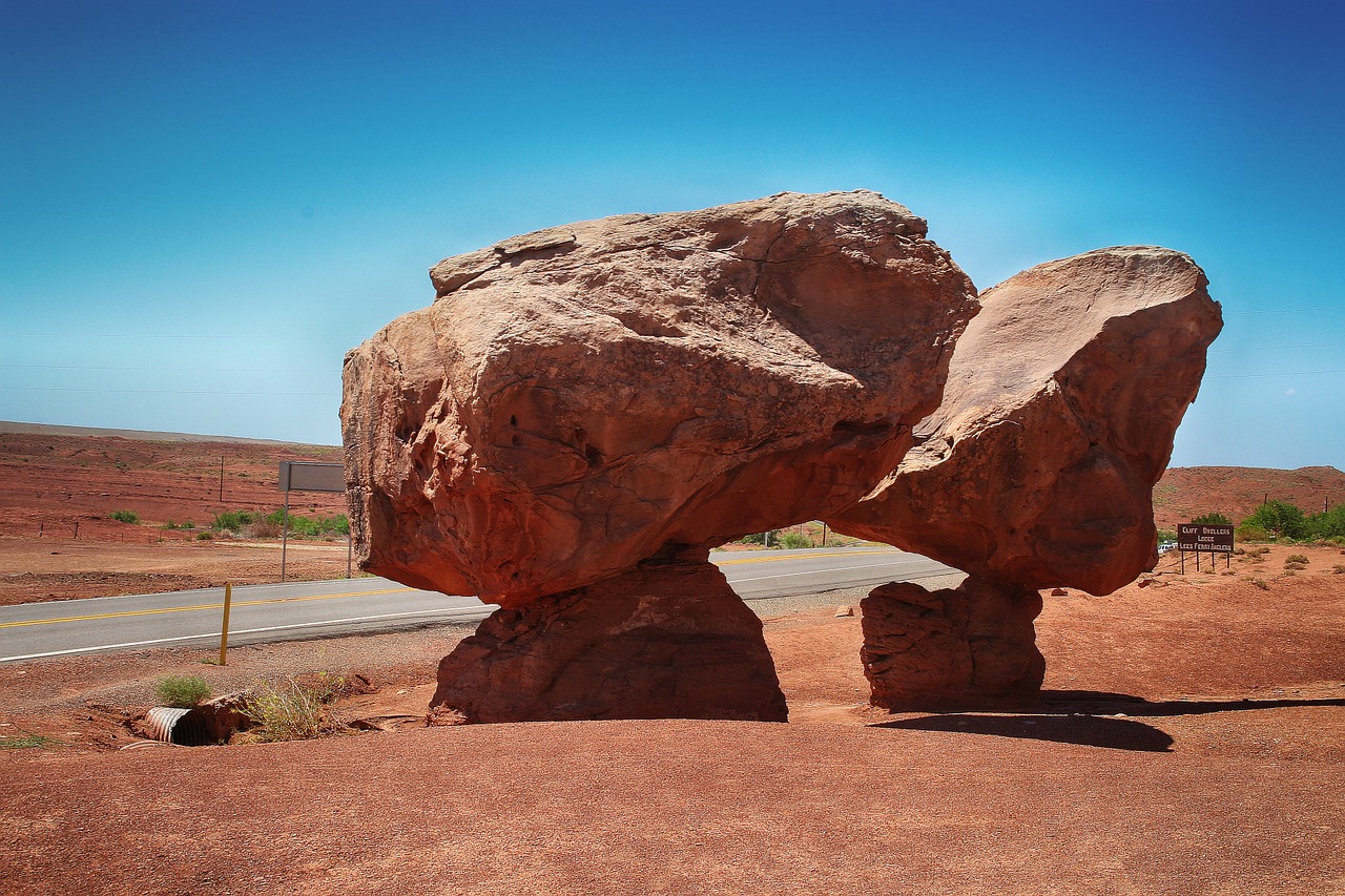 rocks desert nature free photo