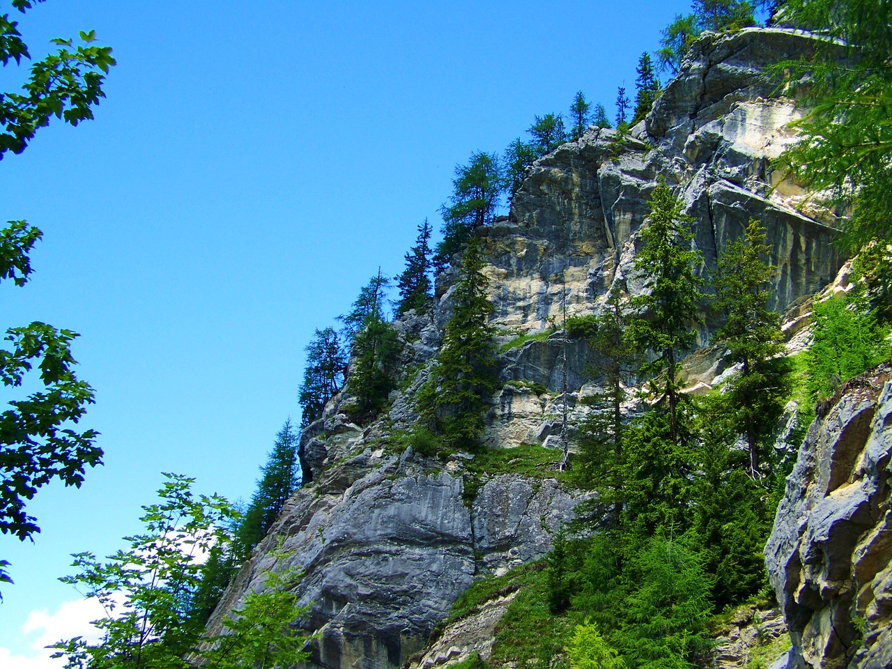 rocks alps austria free photo